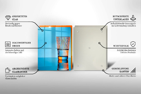 Cobertura de indução Dois copos de água