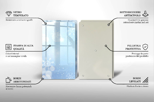 Cobertura de indução Textura de inverno