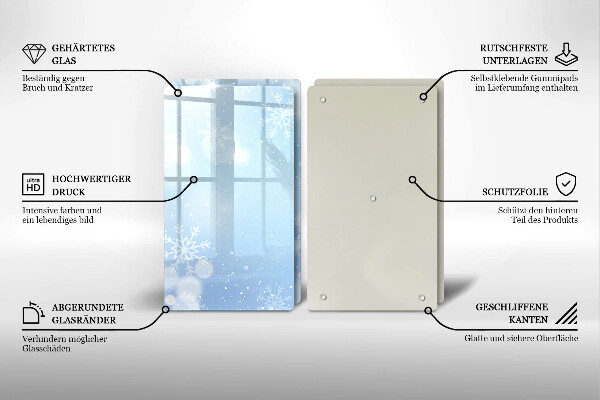 Cobertura de indução Textura de inverno