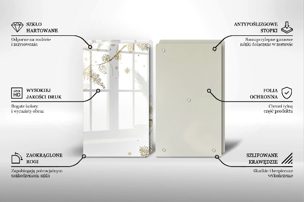 Cobertura de indução Decorações de inverno