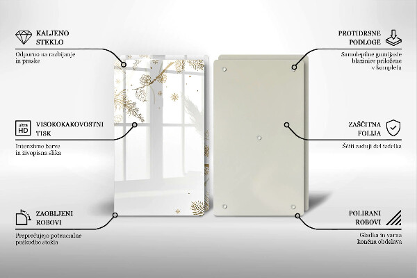 Cobertura de indução Decorações de inverno