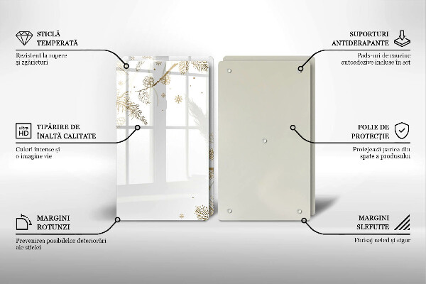 Cobertura de indução Decorações de inverno