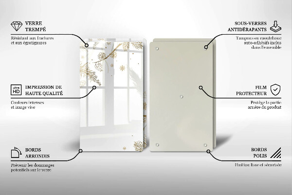 Cobertura de indução Decorações de inverno