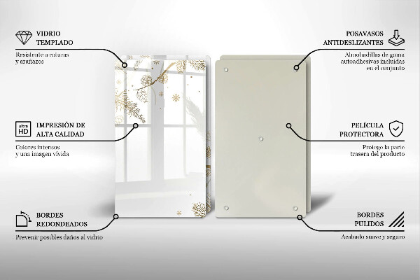 Cobertura de indução Decorações de inverno