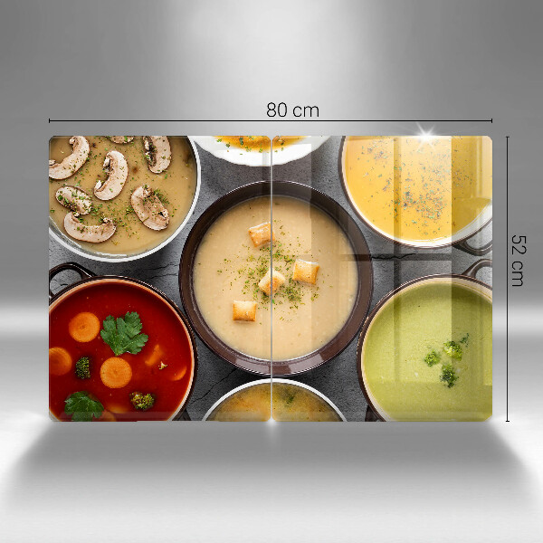 Tampa da placa de indução Sopas coloridas