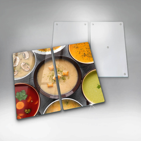 Tampa da placa de indução Sopas coloridas