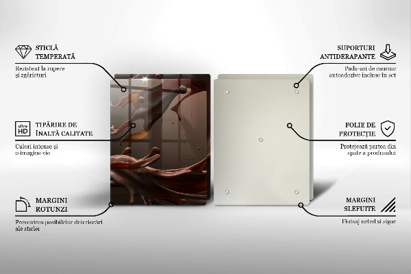Tampa de parede do fogão a gás Chocolate líquido