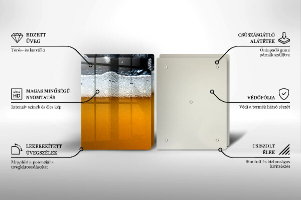 Tampa de parede do fogão a gás Bebida cerveja espuma