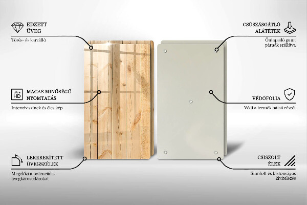 Exaustor a gás Tábuas de madeira delicadas