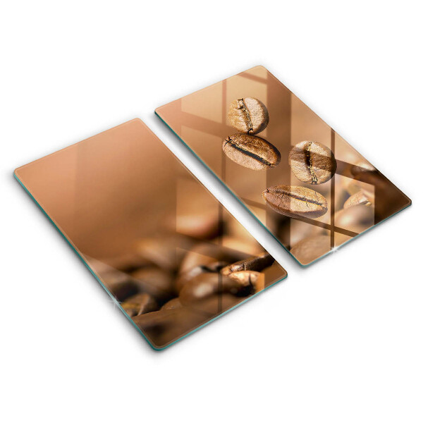 Painel de proteção para a cozinha Grãos de café