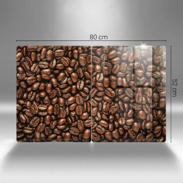 Tampa de parede do fogão a gás Grãos de café