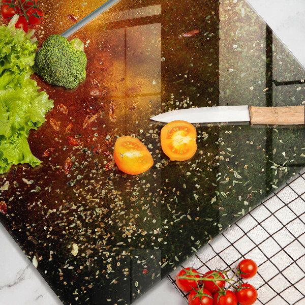 Tampa de parede do fogão a gás Especiarias coloridas