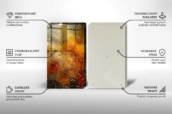 Tampa de parede do fogão a gás Especiarias coloridas