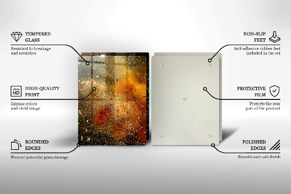 Tampa de parede do fogão a gás Especiarias coloridas