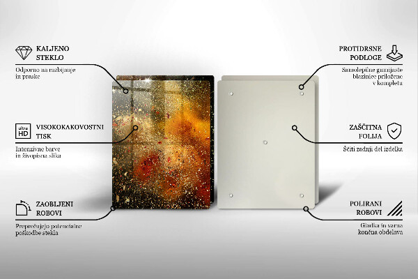 Tampa de parede do fogão a gás Especiarias coloridas