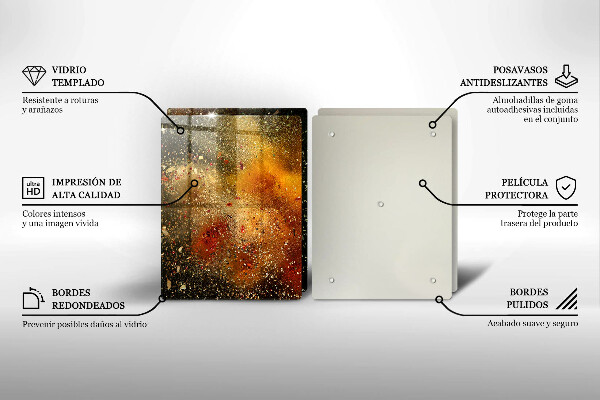 Tampa de parede do fogão a gás Especiarias coloridas