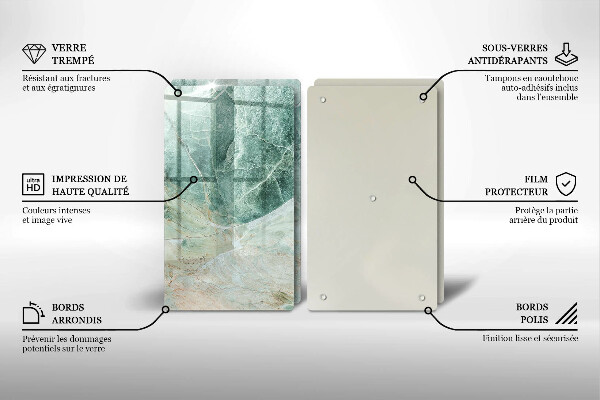 Tampa de parede do fogão a gás Estrutura pedra