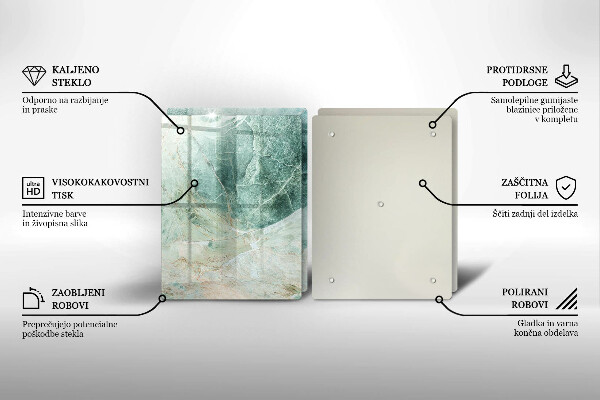 Tampa de parede do fogão a gás Estrutura pedra