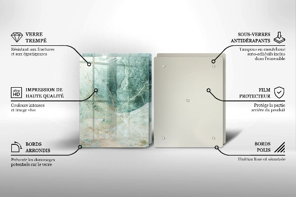 Tampa de parede do fogão a gás Estrutura pedra