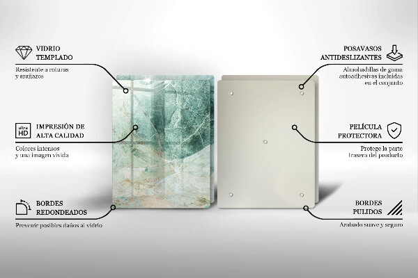 Tampa de parede do fogão a gás Estrutura pedra