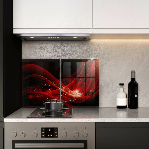Placa de proteção para o fogão Abstração moderna