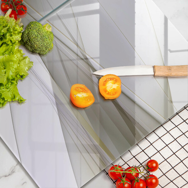 Placa de proteção para o fogão Abstração linhas design