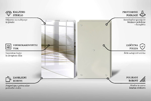 Placa de proteção para o fogão Abstração linhas design