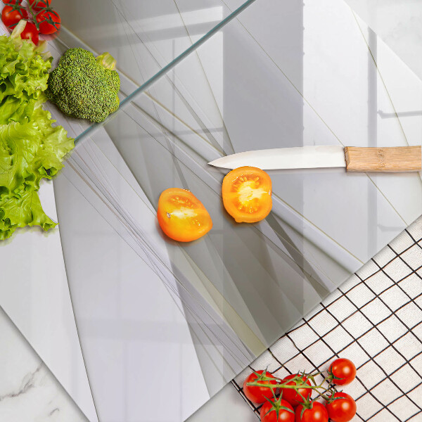 Placa de proteção para o fogão Abstração linhas design