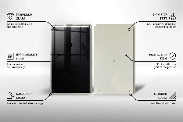 Tampa de parede do fogão a gás Quadro de giz