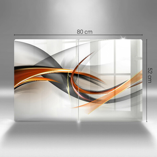 Tampa de parede do fogão a gás Formas modernas