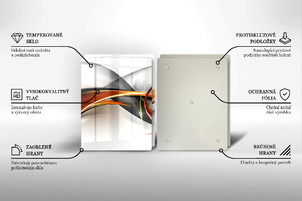 Tampa de parede do fogão a gás Formas modernas
