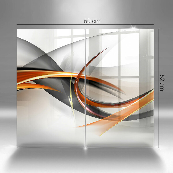 Tampa de parede do fogão a gás Formas modernas