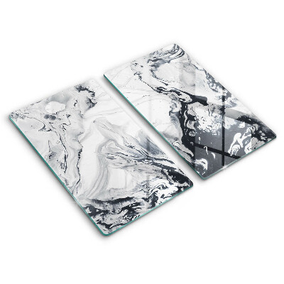 Tampa de parede do fogão a gás Abstração tinta