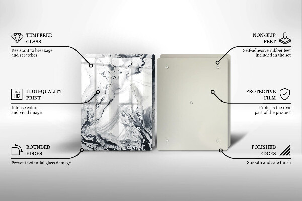 Tampa de parede do fogão a gás Abstração tinta