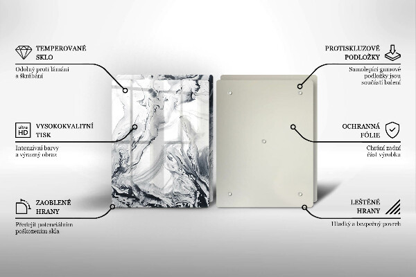 Tampa de parede do fogão a gás Abstração tinta