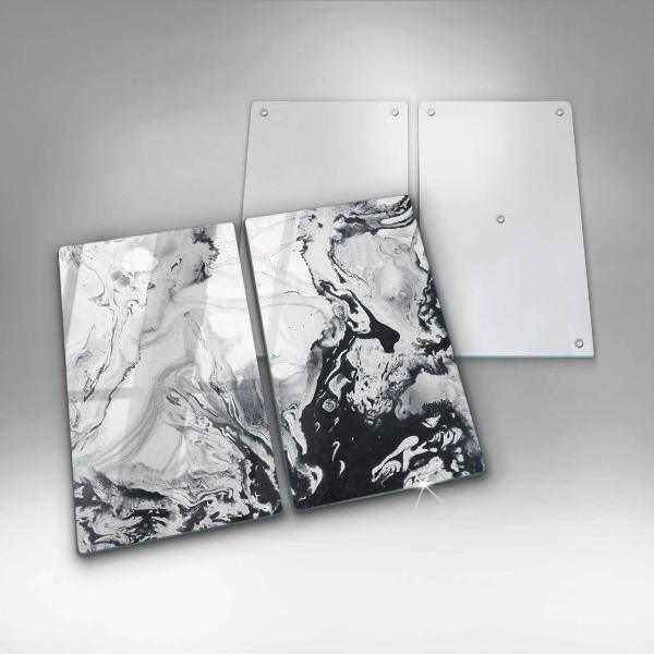 Tampa de parede do fogão a gás Abstração tinta