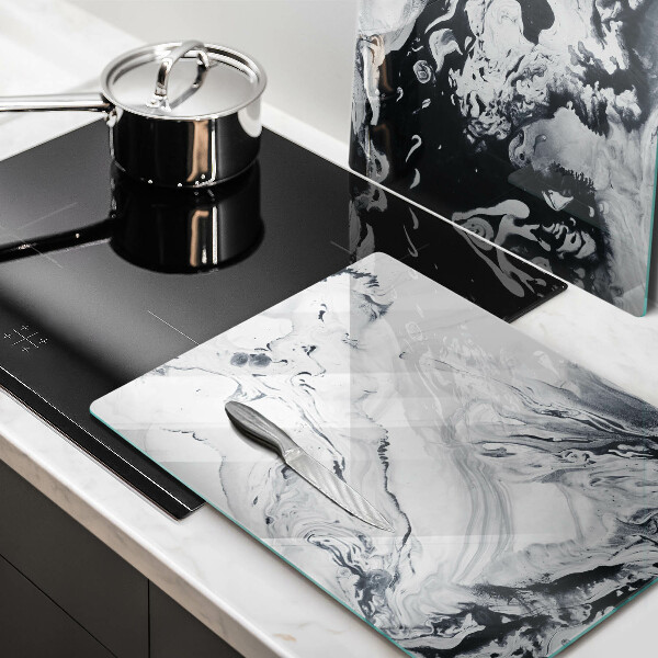 Tampa de parede do fogão a gás Abstração tinta