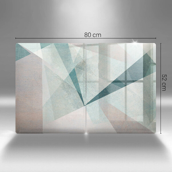 Tampa de parede do fogão a gás Abstração nítida