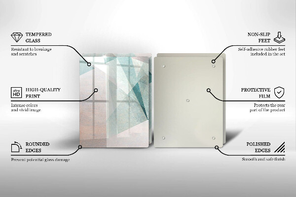 Tampa de parede do fogão a gás Abstração nítida