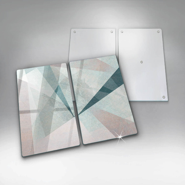 Tampa de parede do fogão a gás Abstração nítida