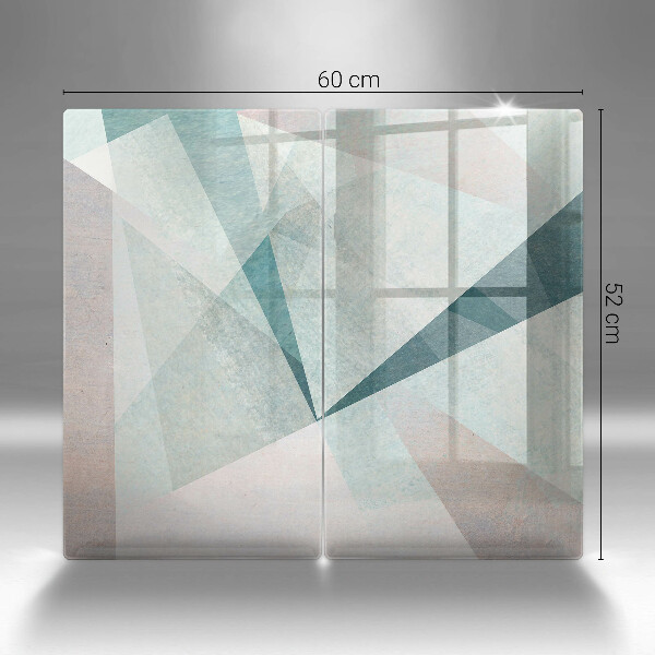 Tampa de parede do fogão a gás Abstração nítida