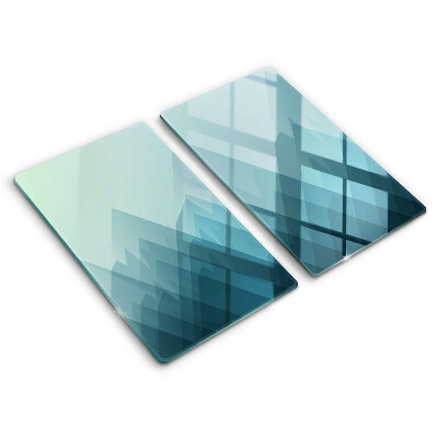 Tampa de parede do fogão a gás Montanhas abstratas