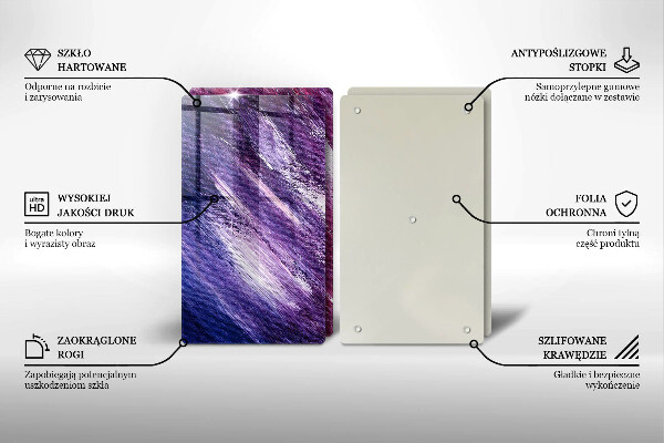 Tampa de parede do fogão a gás Abstração em tinta