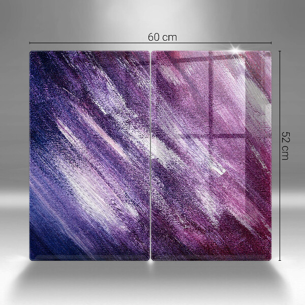 Tampa de parede do fogão a gás Abstração em tinta