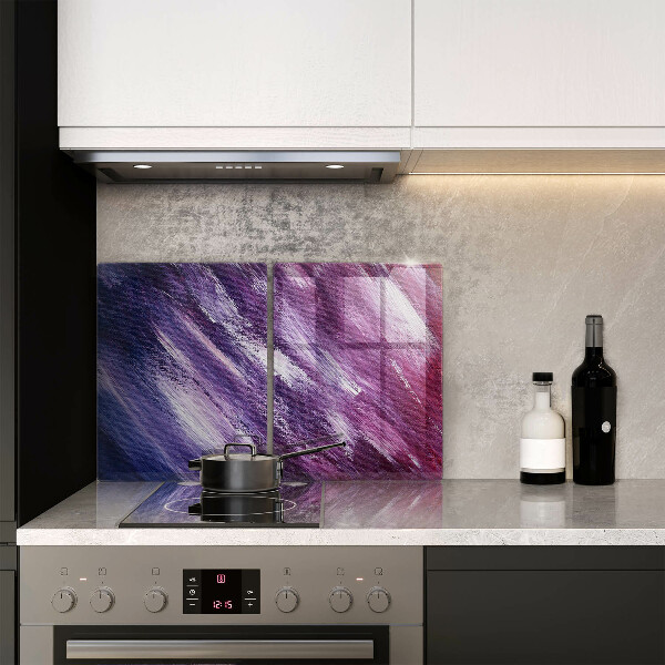 Tampa de parede do fogão a gás Abstração em tinta