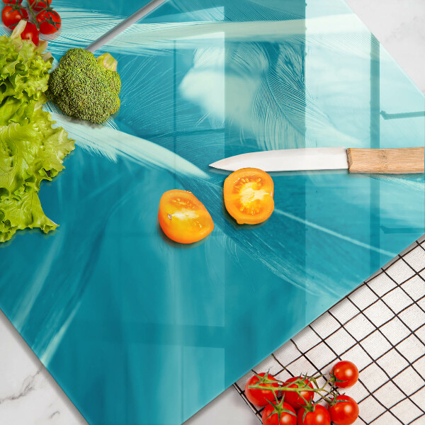 Proteção da parede da cozinha Penas delicadas