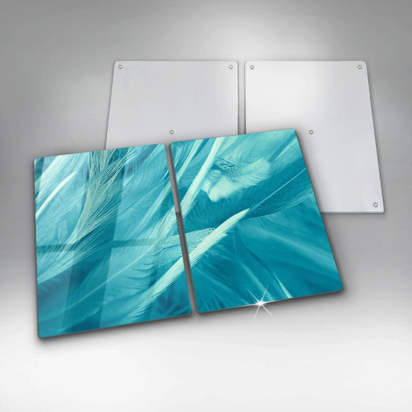 Proteção da parede da cozinha Penas delicadas