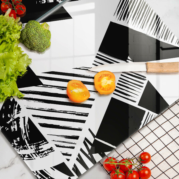 Tampa de parede do fogão a gás Triângulos geométricos