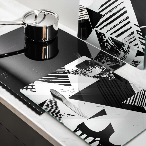 Tampa de parede do fogão a gás Triângulos geométricos