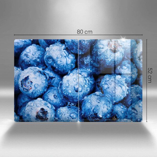 Tampa de parede do fogão a gás Mirtilos suculentos